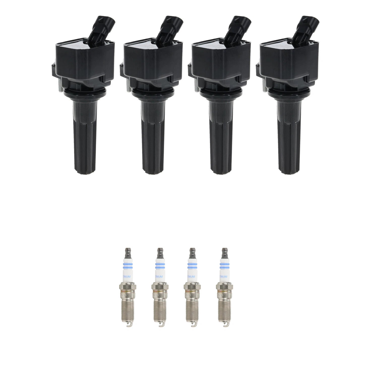 Set of 4 Ignition Coils & Spark Plugs for Chevrolet Colorado (2004–2012)