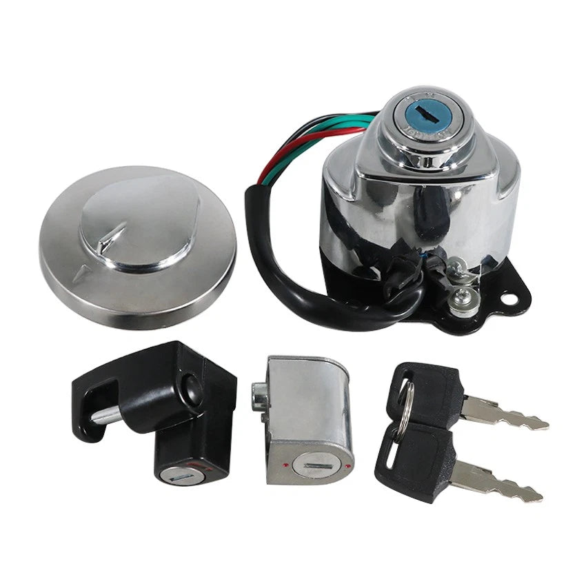 Ignition Key Switch Lock Set for Honda Steed 400 (1992–1998) VT250 Magna 250 (1995–1997)