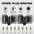 2 Ignition Coils + 8 Spark Plugs for Land Rover Discovery Range Rover (ERR6045)