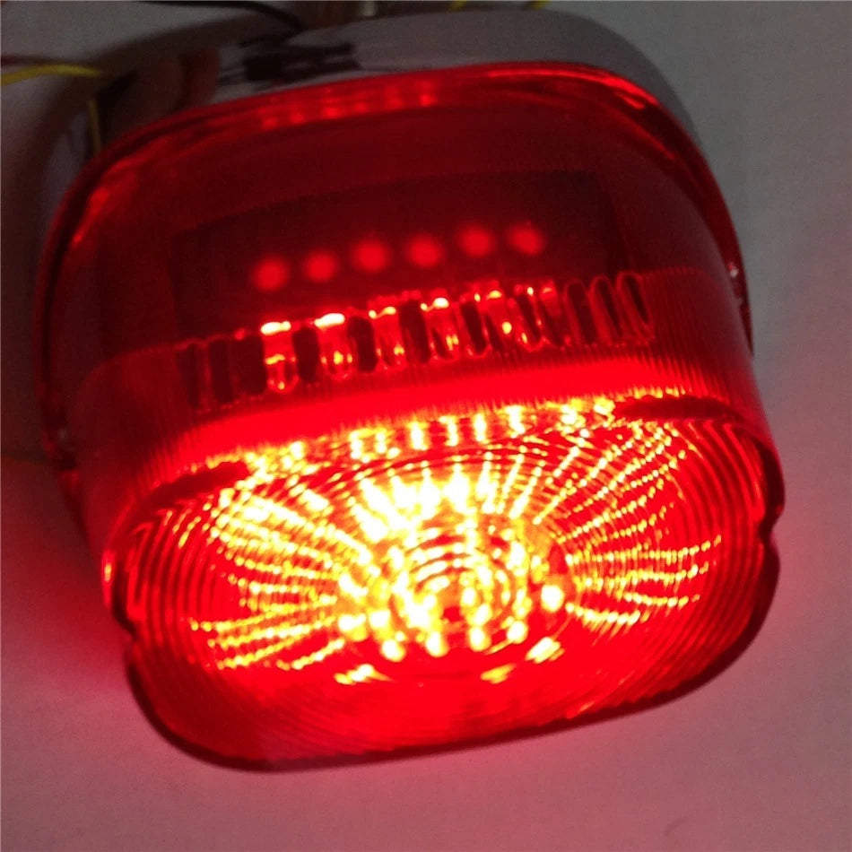 LED Brake Tail Lights for XL FLSTF Touring FLHRC FLHTC (2000–2017)