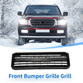 Front Upper Hood Bumper Grille for Toyota Land Cruiser (2007–2012) Black