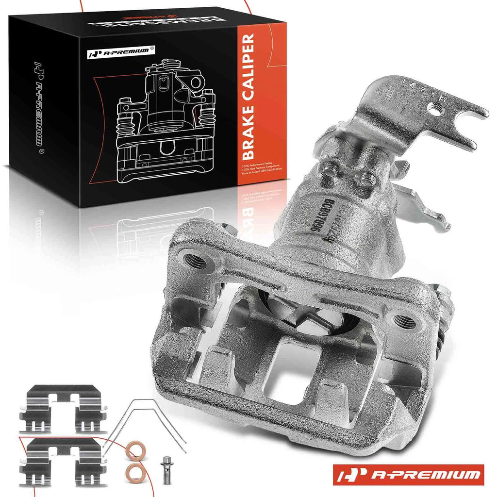 Rear Passenger Brake Caliper with Bracket for Honda Accord (2013–2017)