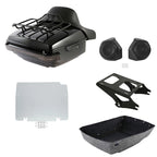 Trunk Mount Light Speakers Plate for Harley Electra Glide, Street Glide (2014–2026)