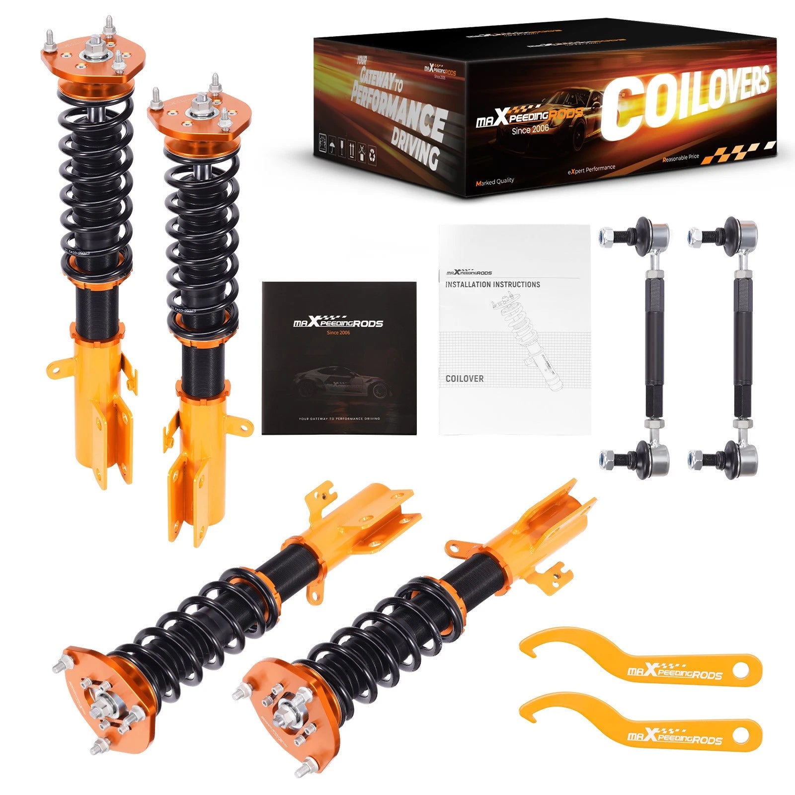 Coilovers Strut Lowering Kit for Toyota Camry (2007–2011) LEXUS ES350 (2007–2012)