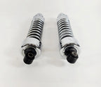 Chrome Rear Suspension Shocks 12" for Harley-Davidson Dyna (1991–2017)