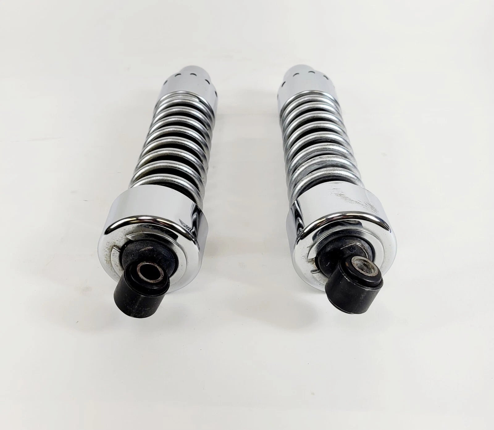 Chrome Rear Suspension Shocks 12" for Harley-Davidson Dyna (1991–2017)