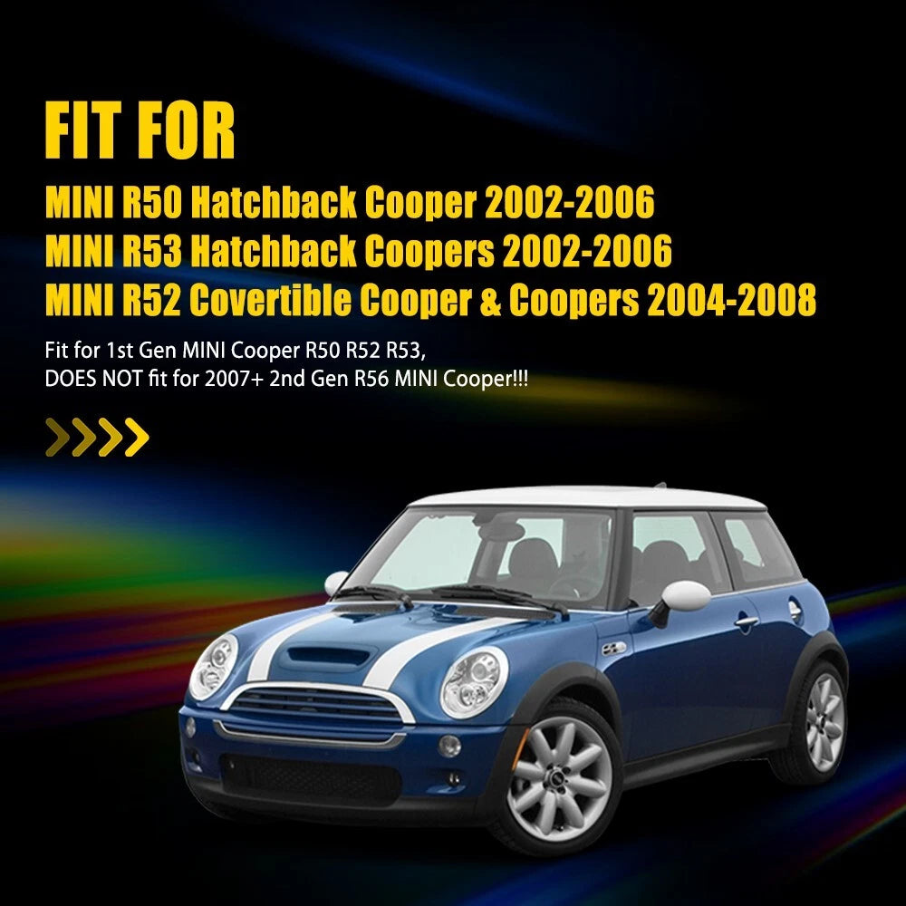 Clear Lens Side Marker Lights for Mini Cooper R50 R53 (2002–2008)