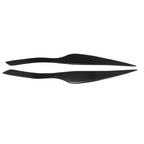 1 Pair Headlight Eye Lid Cover Sticker for BMW E90 (2006–2011) Carbon Fiber