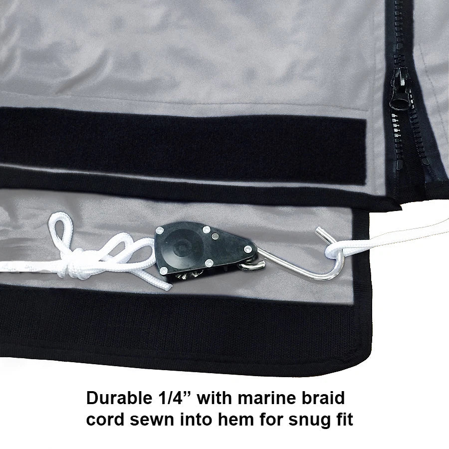 Boat Cover for Intrepid 348 WA (T-Top Hard-Top)