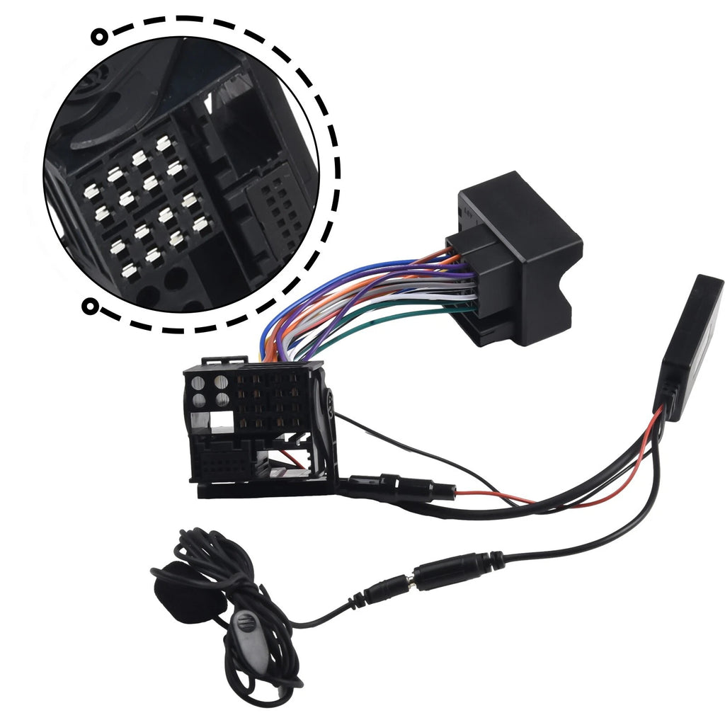 AUX IN Audio 12 Pin Cable Adapter for BMW X3 E83 (2004–2010)