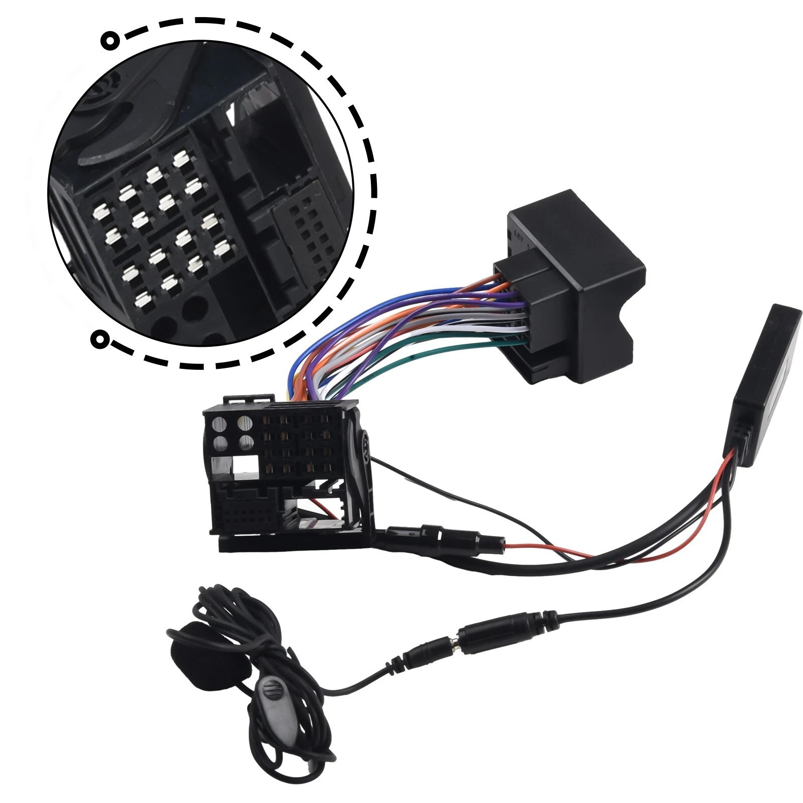 AUX IN Audio 12 Pin Cable Adapter for BMW X3 E83 (2004–2010)