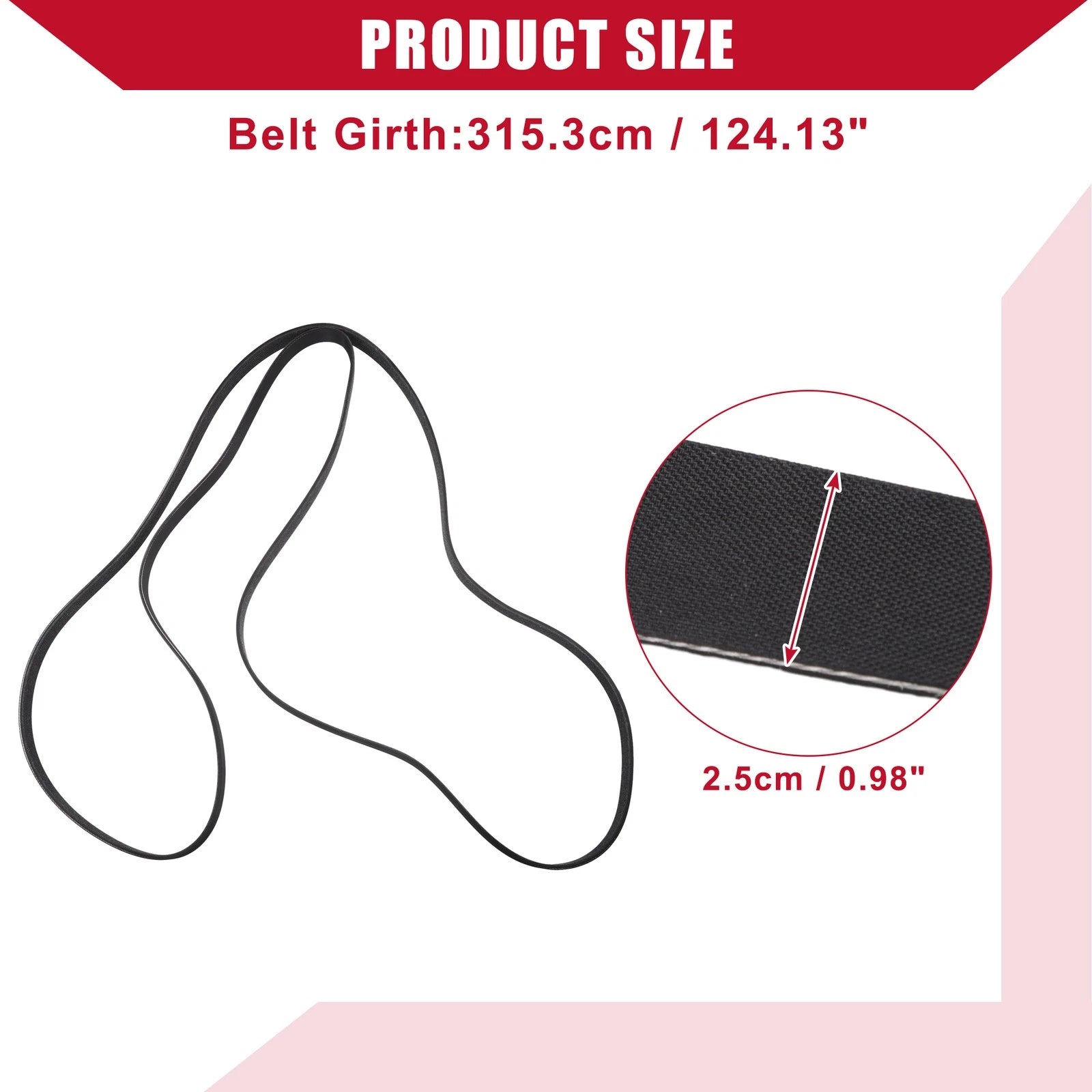 Serpentine Belt No. AB396C301AB for Ford Ranger (2012–2020)