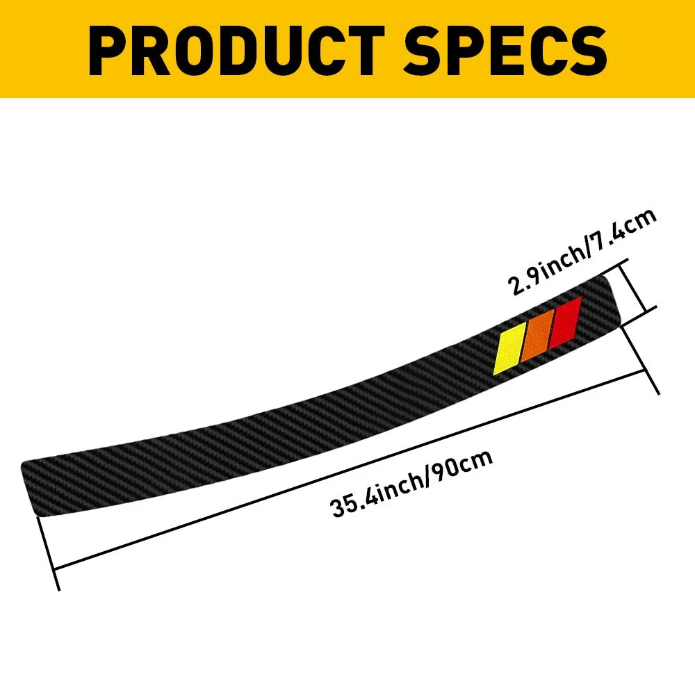 Rear Bumper Guard Protector Trim for Universal Cars (All Years)