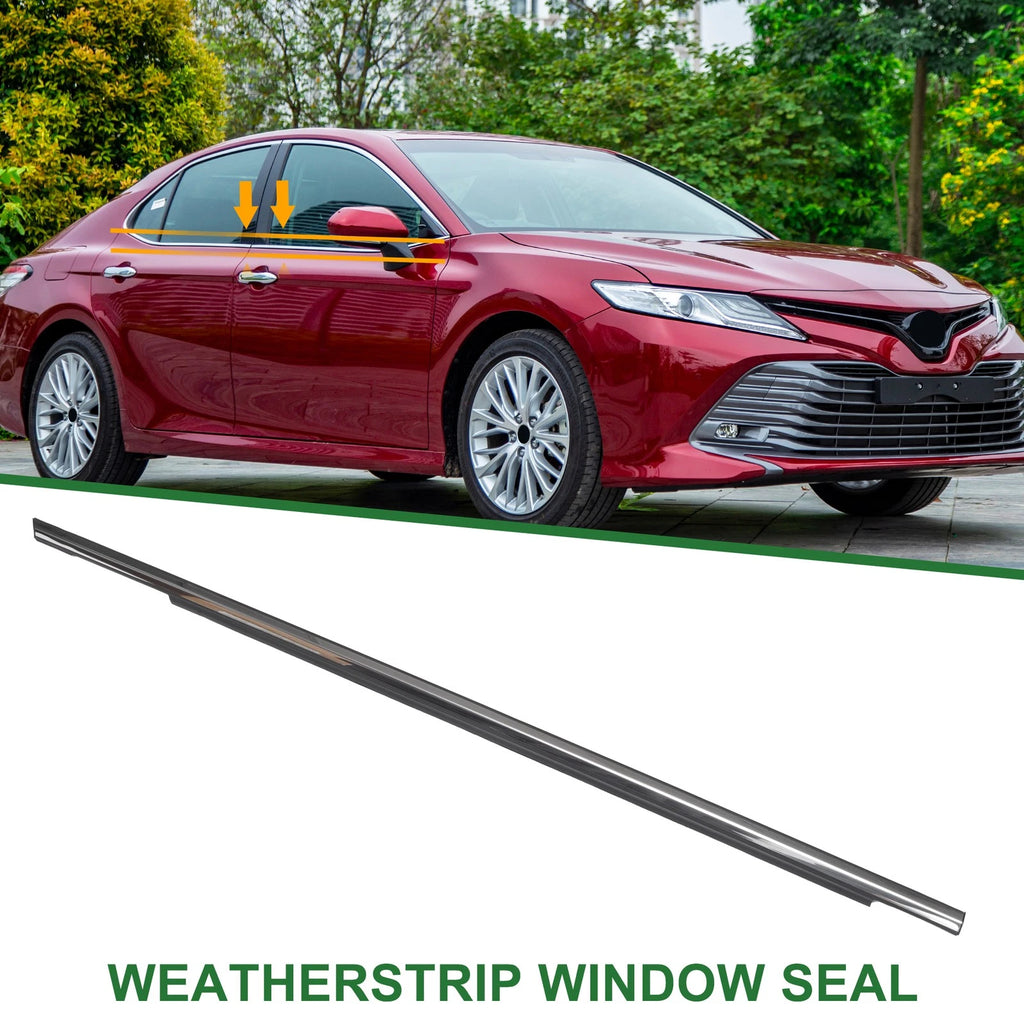 1pc Front Right Weatherstrip Window Seal No. 7571033080 for Toyota Camry (2002–2006)