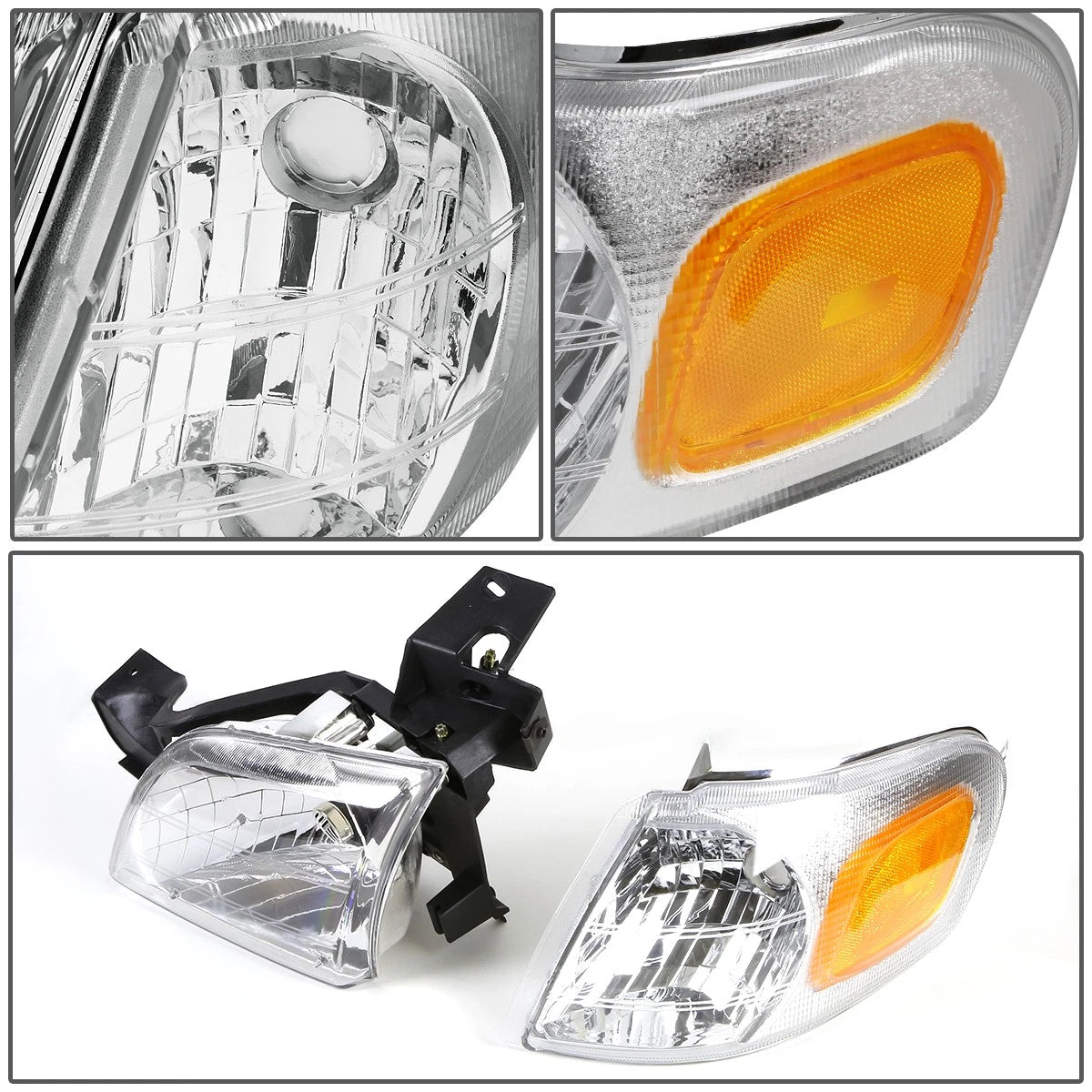 LH Headlight Corner Lamp for Chevrolet Venture, Pontiac Montana (1997–2005) GM2502175