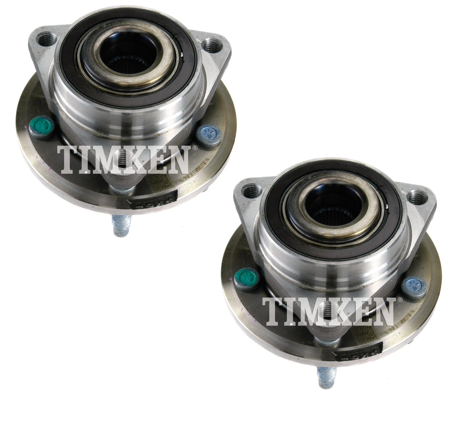 Set of 2 Front Timken Wheel Bearing & Hub Kit for Chevy Cruze (2011–2016)