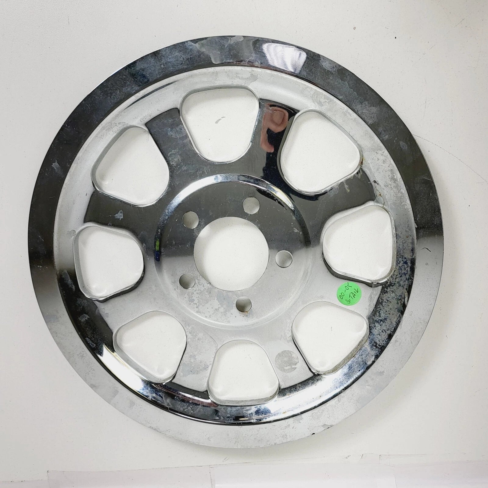 Chrome Pulley Cover for Harley FXST/FLST (2000–2005) 70-tooth