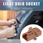 2X Light Bulb Socket No.9007560002 for Toyota Sequoia (2008–2021)