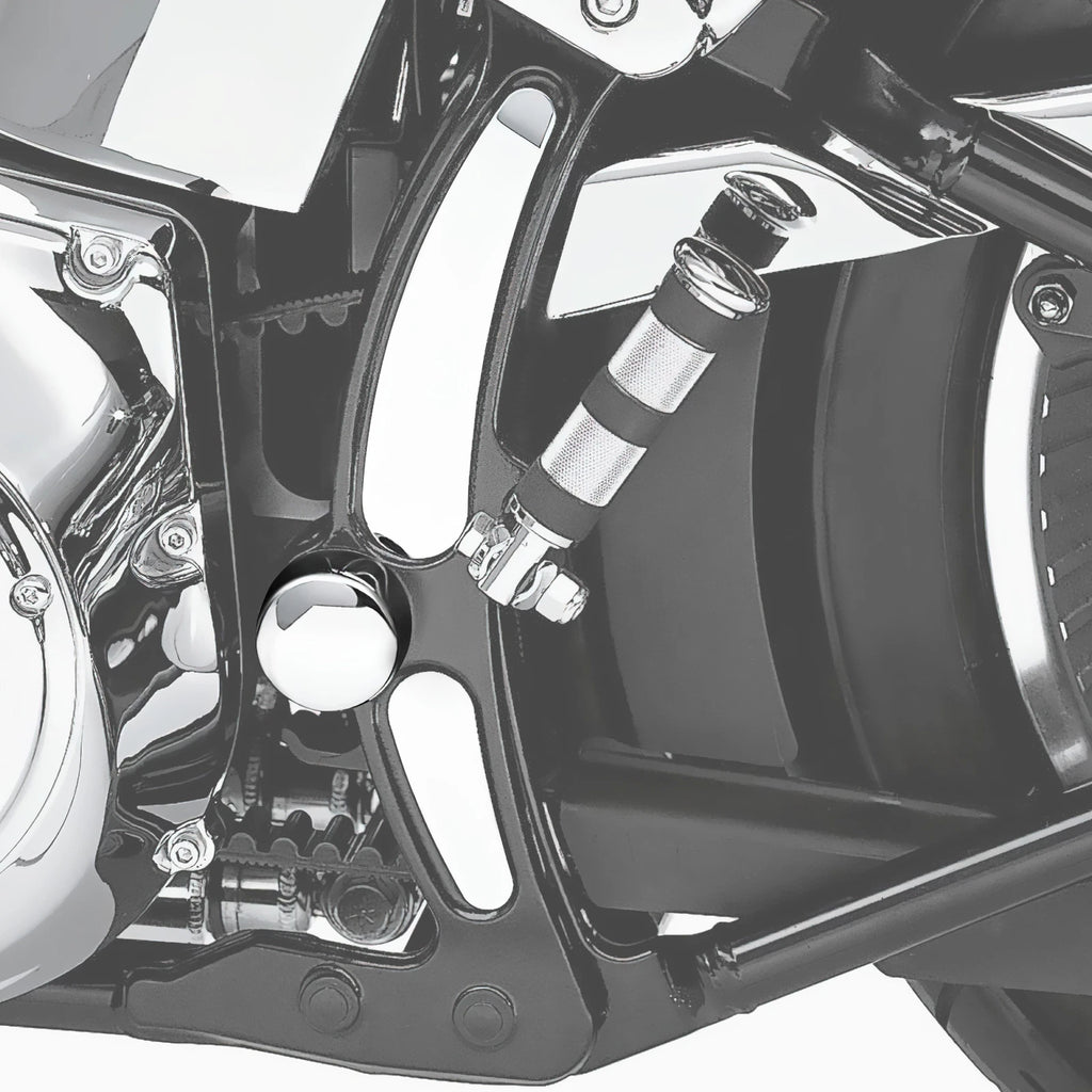 Frame Insert & Pivot Bolt Covers for Harley Softail FLSTF FLSTN (2000–2007)