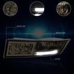 OE Style Chrome Headlight Lamp for Dodge Dakota (2006–2007)