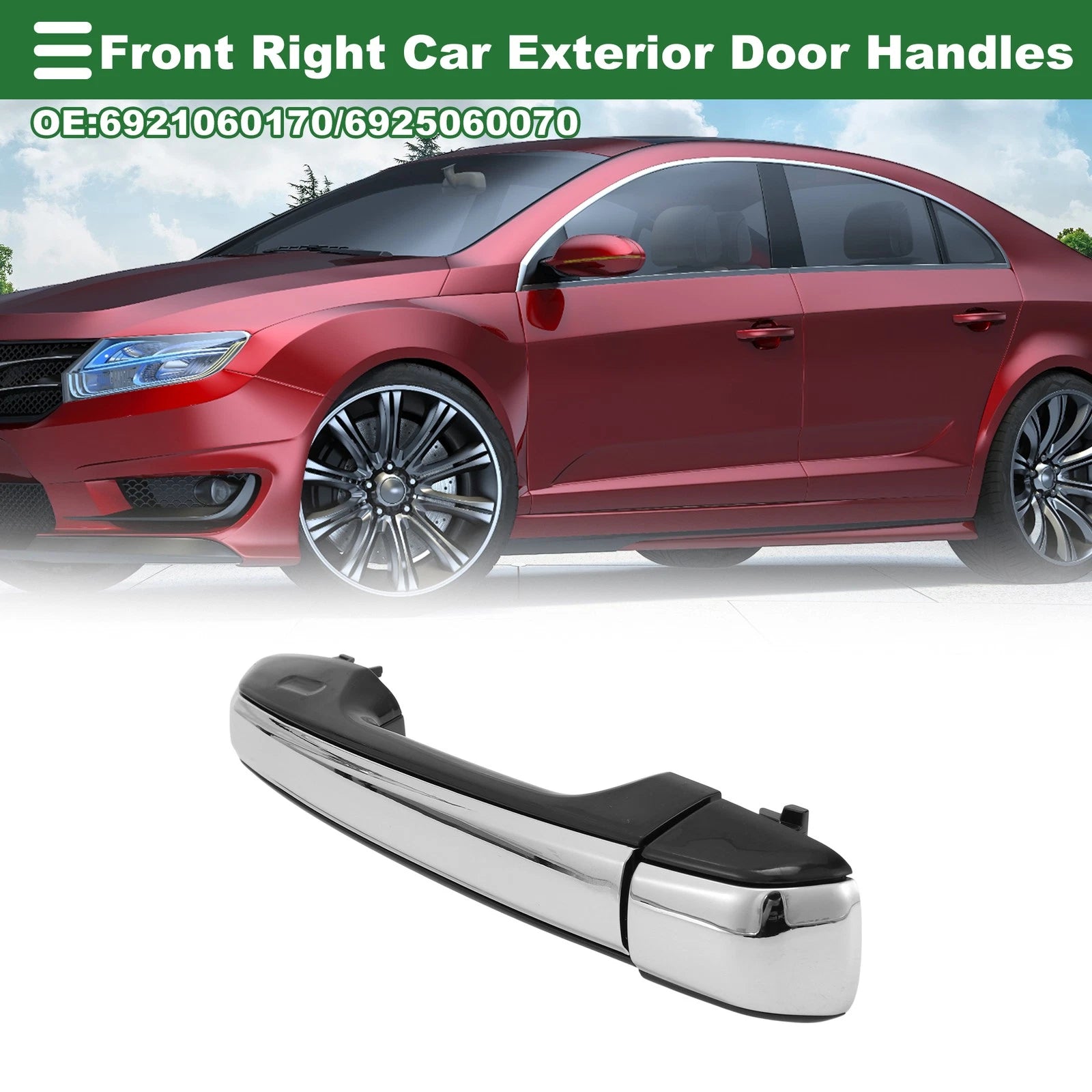 Front Right Door Handle No. 6921060170 for Toyota GX460 (2010–2023)