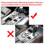 Carbon Fiber Black Gear Shift Box Trim for BMW E70 X5 E71 X6 (2008-2013)