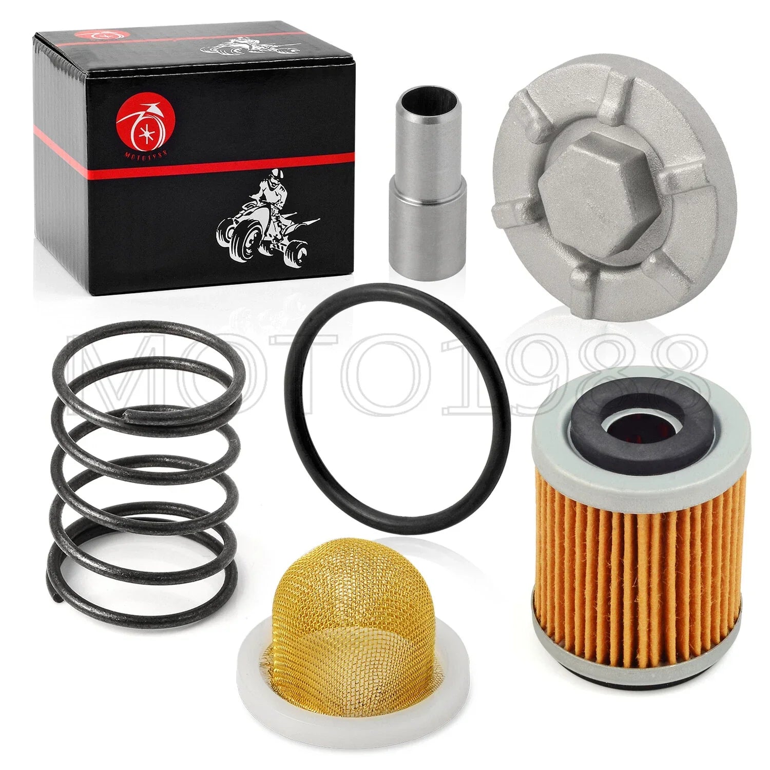 Oil Pump Gear Gasket Oil Drain Plug Strainer for Yamaha Raptor 350 (2004–2013)