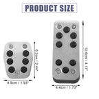 Set of 2 Accelerator Brake Pedal Covers for Ford Focus (2014–2018)
