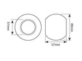 Lower Link Arm Quick Release Ball for CAT 4/4 Tractors