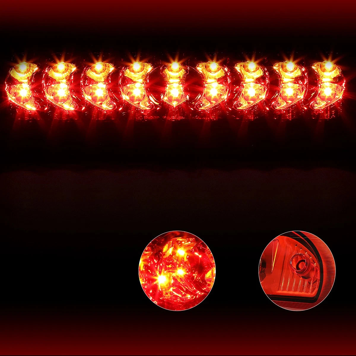 Full LED Third Tail Brake Light for Dodge Ram (2002–2009)