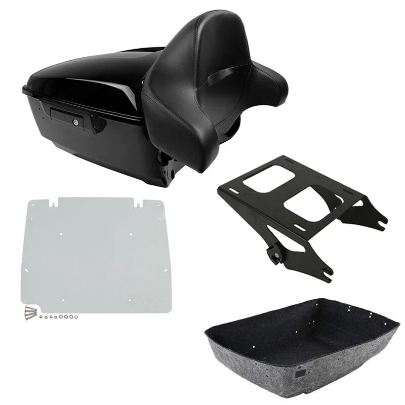 Trunk Pad Mount Rack Base Plate for Harley Street Road Glide (2014–2026)
