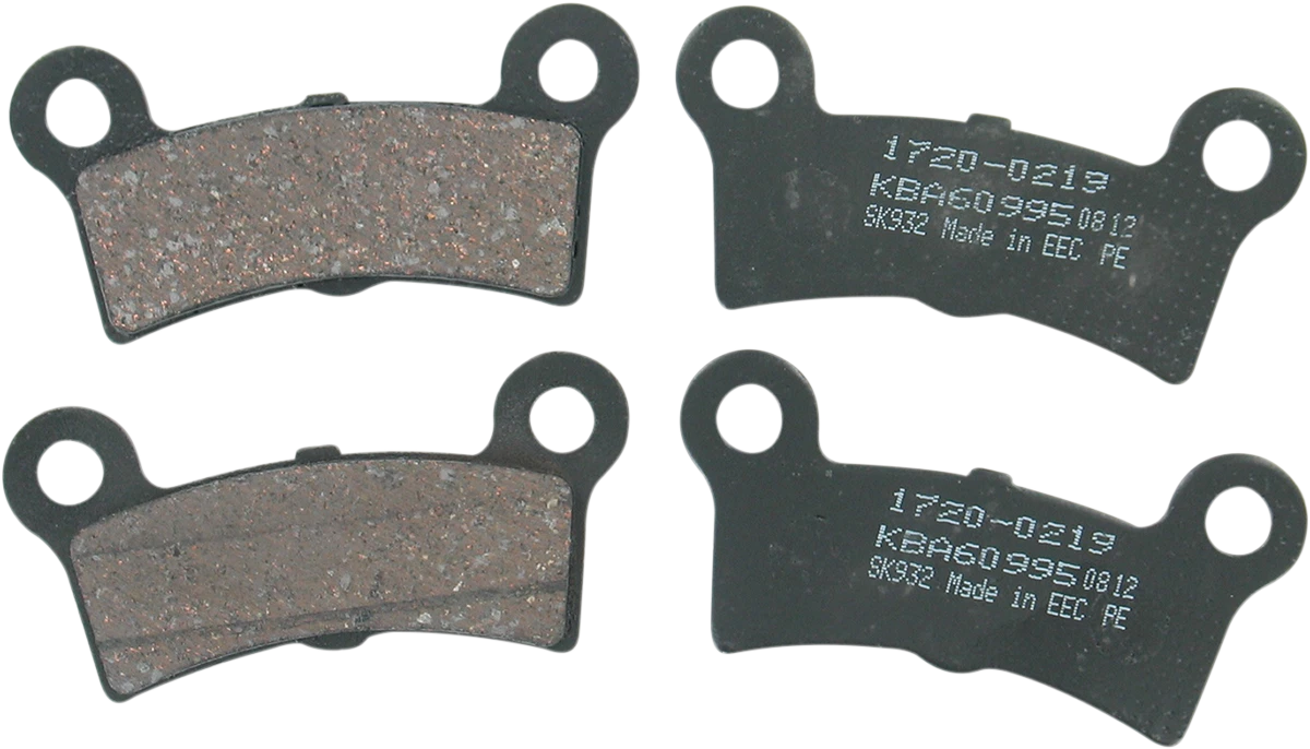 Set of 4 Organic Brake Pads for Trike FAD605/4X