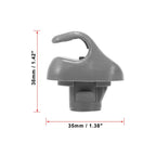 2X Sun Visor Hook Clip Retainer 88217S04003ZA for Honda Civic (1996–2008)