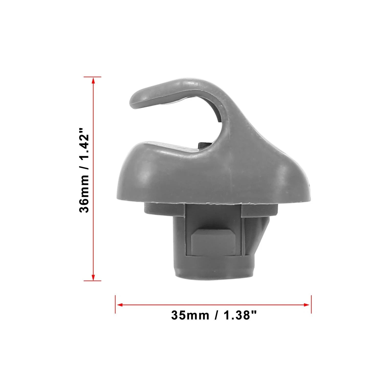 2X Sun Visor Hook Clip Retainer 88217S04003ZA for Honda Civic (1996–2008)