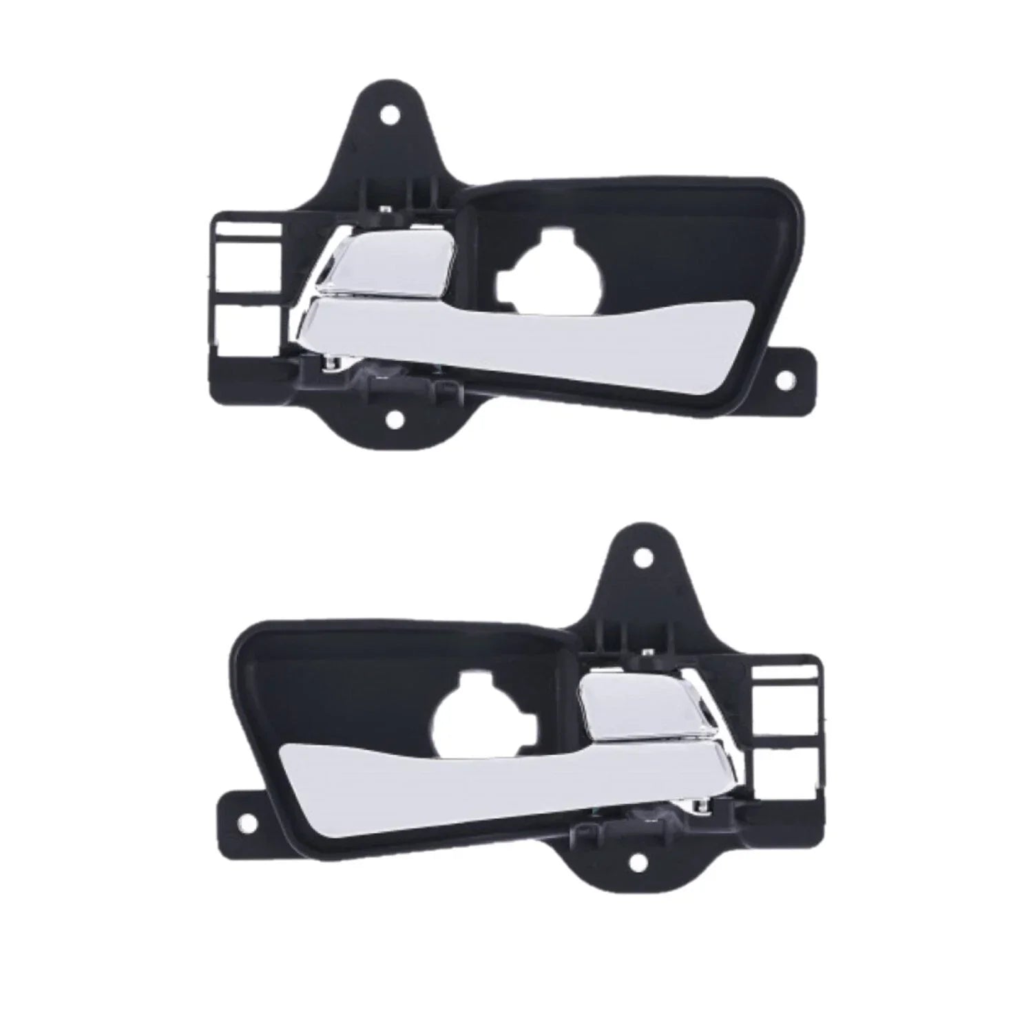 2 x Rear Left & Right SET Chrome Inner Door Handle for HYUNDAI i30 (2007–2012)