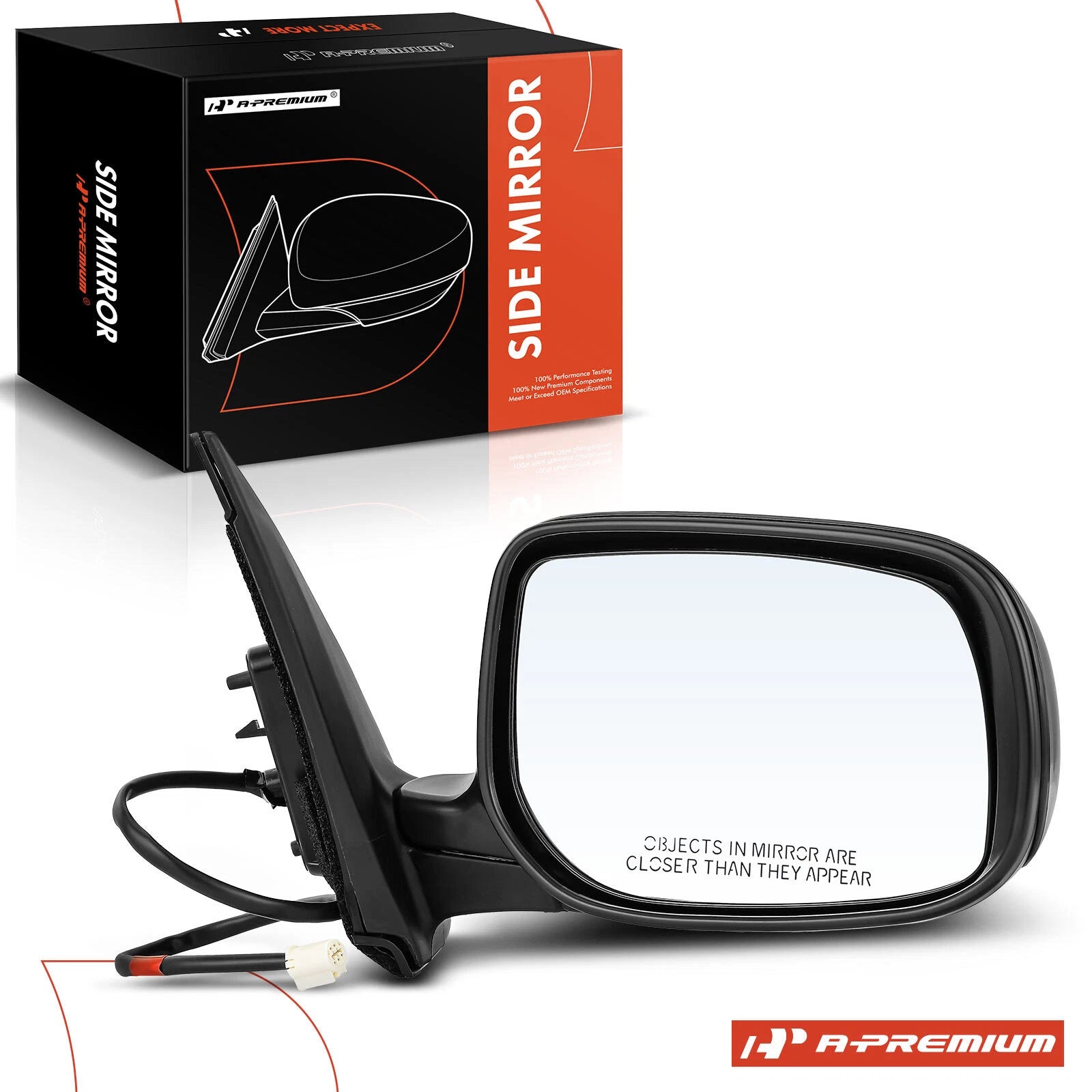 Power Passenger Mirror w/Manual Folding for Toyota Corolla (2009–2013)