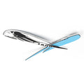 Chrome Gas Tank Emblem Badge Decals for Honda VTX1800 (2002–2009)