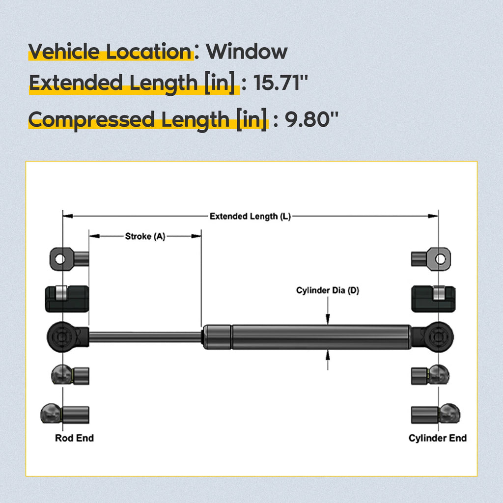 2X Lift Supports for Universal Applications
