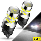 Set of 2 AUXITO 3057 3157 LED Tail Backup Signal Brake Light Bulbs (6000K)