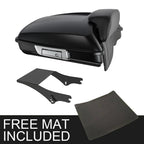 Matte Black Razor Trunk Pad Mount Rack for Harley Touring Road King (1997–2008)