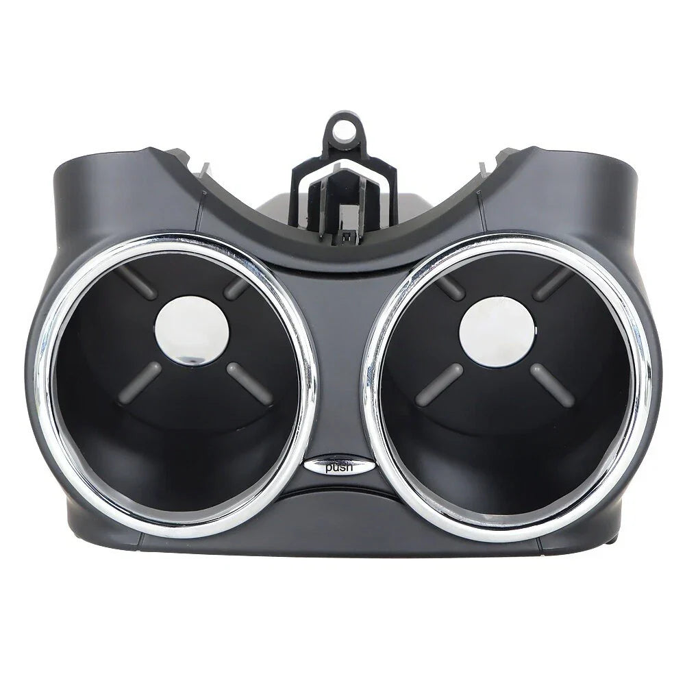 Dual Cup Holder Bracket Black for Benz W219 CLS500 CLS63 AMG (2006-2010)