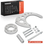 Aluminum Polished Alternator Bracket Kit for Chevy BBC V8 (GEN)