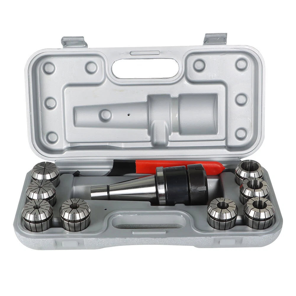 10-Piece ER-40 Spring Collet Chuck Set for Precision Machining