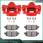 Rear Brake Calipers Kit with Ceramic Pads for Nissan Sentra (2011–2012, 2014–2016)