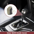 1Pc Gear Shift Knob Cover for Hyundai Sonata (2011–2014) Black Beige Faux Leather