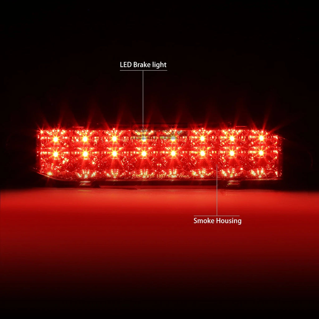 Smoked Dual Row LED Third Brake Light for Xterra (2000–2004)