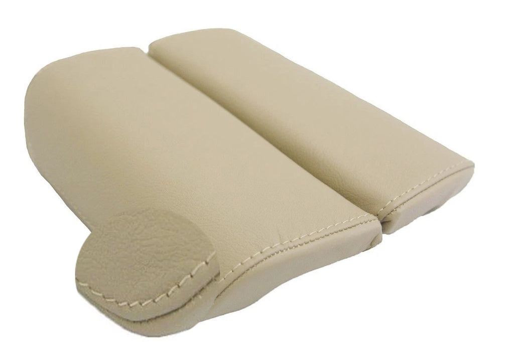 Leather Synthetic Center Console Armrest Cover for Lincoln MKS (2009–2016) Beige