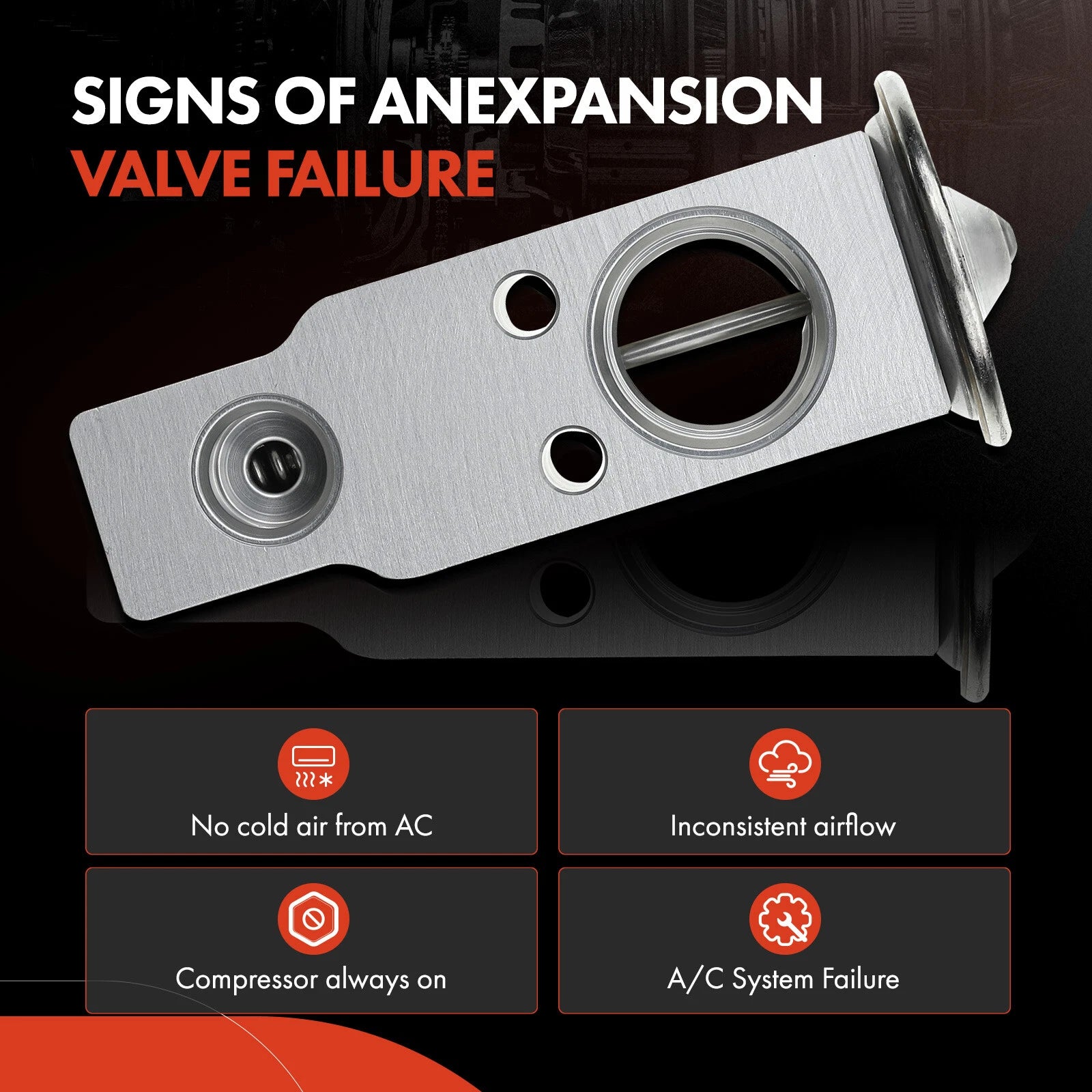 A/C Expansion Valve for Toyota 4Runner and Lexus GX470 (2003–2009)