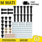 Set of 4 A-Arm Bushing Seal Kit for Polaris RZR 800 S (2008–2014)