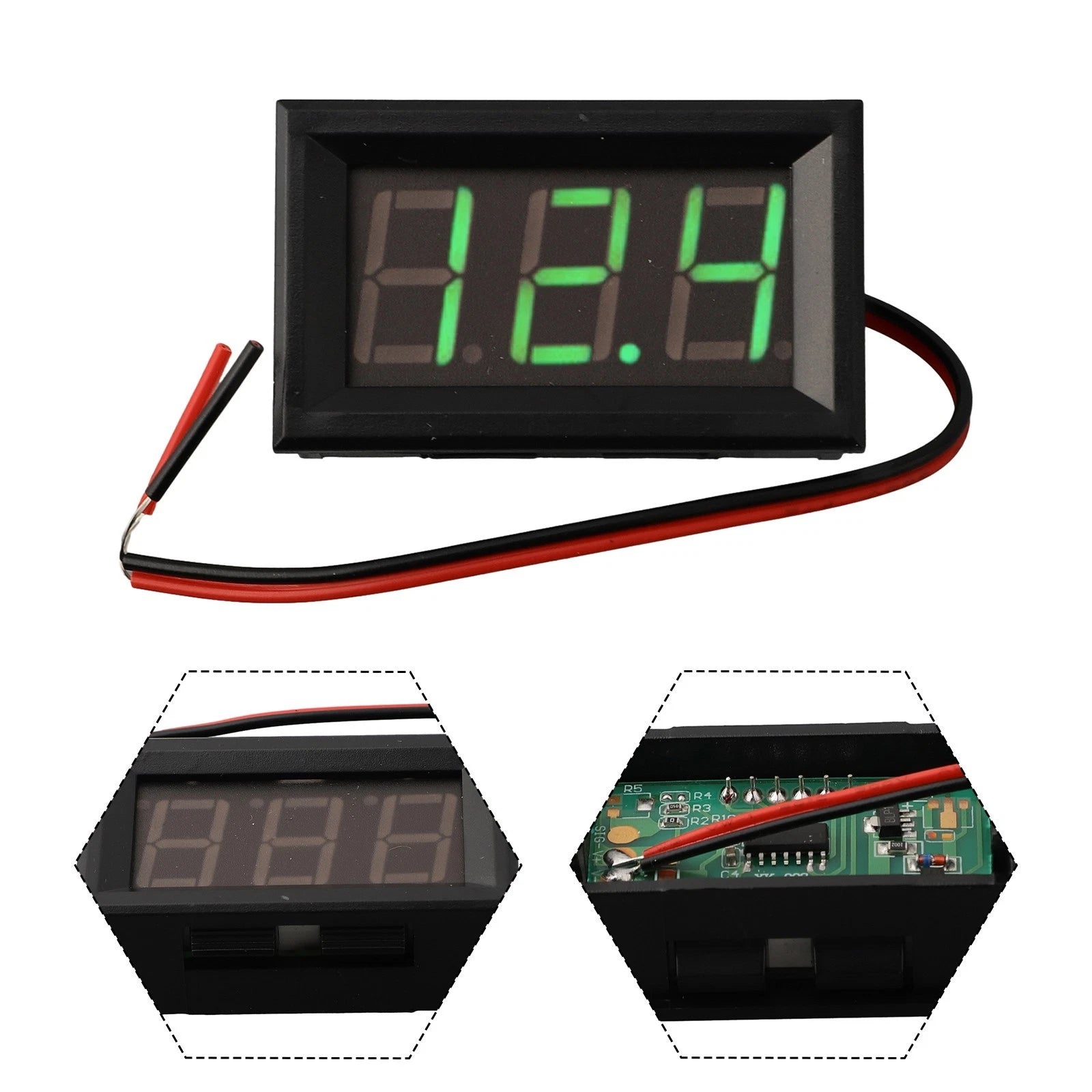 LED Voltmeter for Universal Use (4.5V-30V)